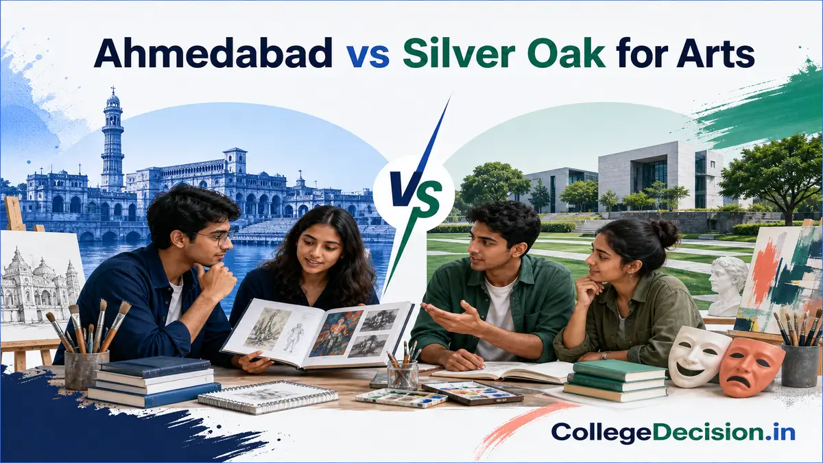 Ahmedabad University or Silver oak University for BA? Fees, Branches & Placements