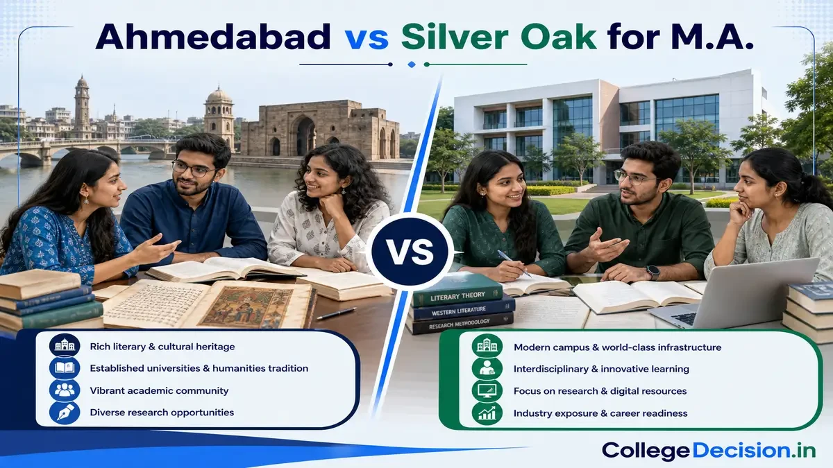 Ahmedabad University vs Silver oak University for MA: Which Fits You Better?