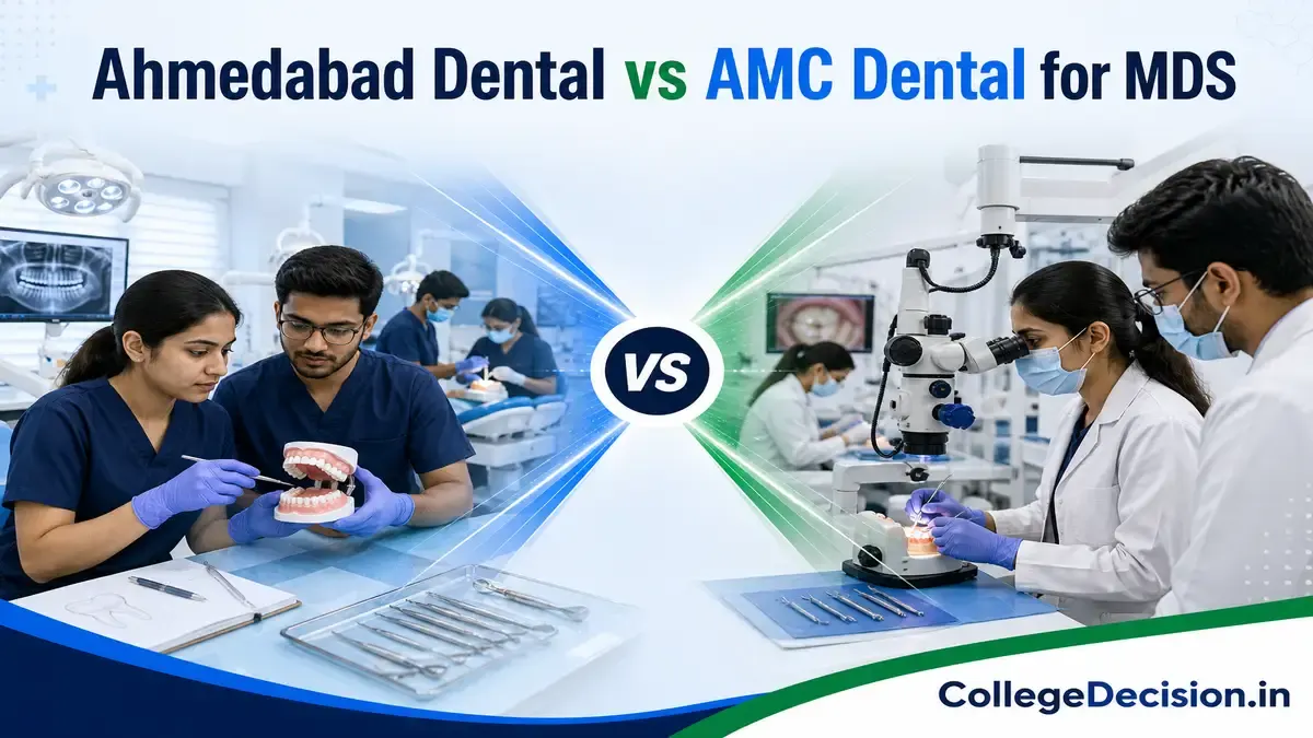 Ahmedabad Dental College or AMC Dental College for MDS? Fees, Branches & Placements