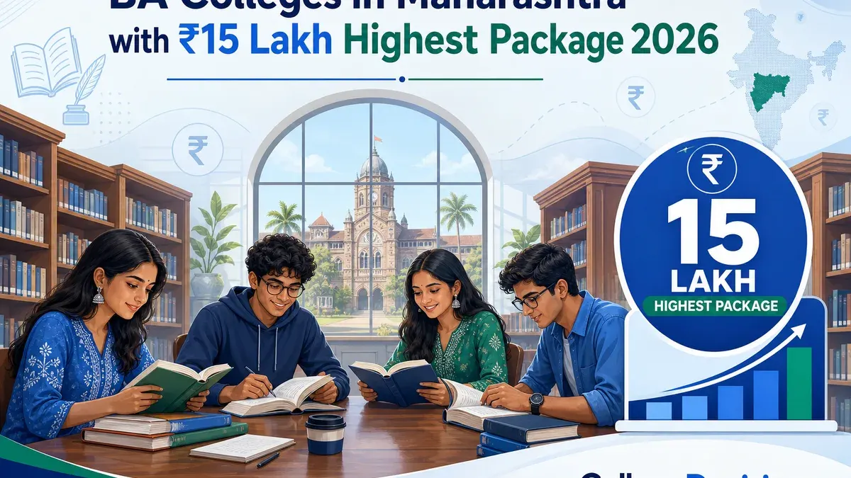 BA Colleges in Maharashtra with 15 Lakh Highest Package 2026