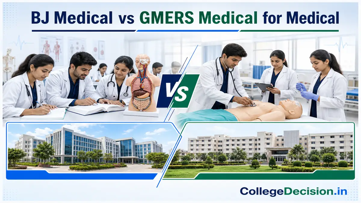 BJMC Ahmedabad or GMERS Medical College for MBBS? Fees, Branches & Placements