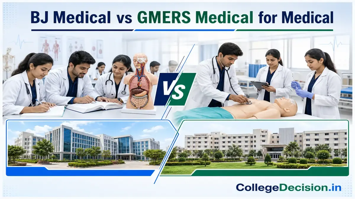 BJMC Ahmedabad or GMERS Medical College for MBBS? Fees, Branches & Placements