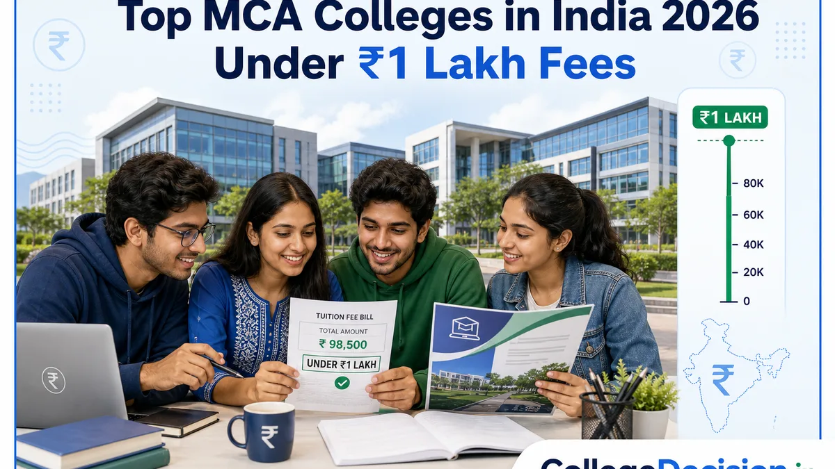 Top MCA / MCM Colleges in India 2026 Under ₹1 Lakh Fees