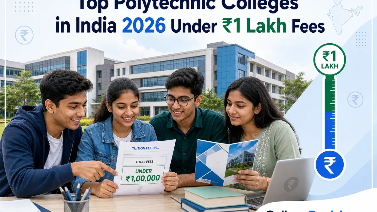 Top Polytechnic Course Colleges in India 2026 Under ₹1 Lakh Fees