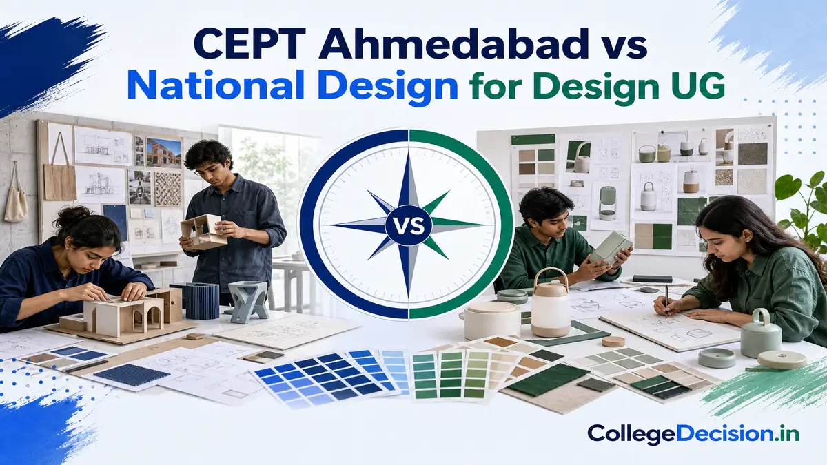 CEPT University or NID Ahmedabad for Bachelor Of Design? Fees, Branches & Placements