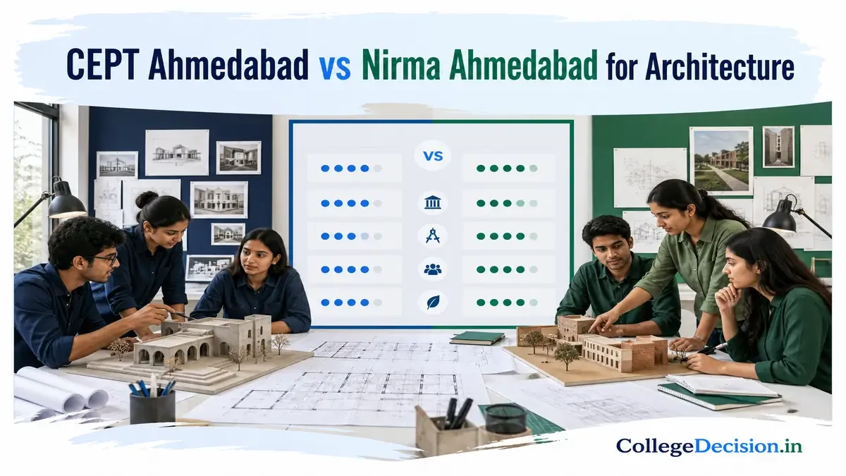 CEPT University vs Nirma University for B.Arch: Which Fits You Better?