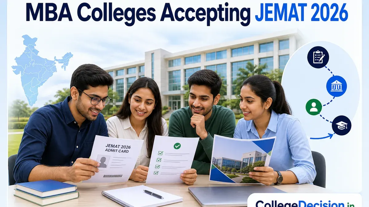 MBA Colleges Accepting JEMAT 2026: Courses, Eligibility and Admission Process