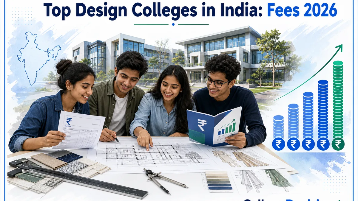 Top Bachelor Of Design Colleges in India with Fees 2026
