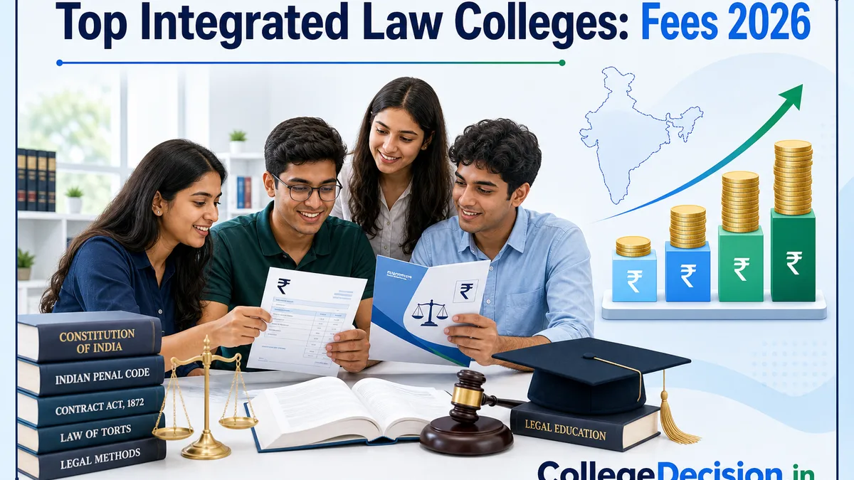 Top Integrated Law Colleges in India with Fees 2026