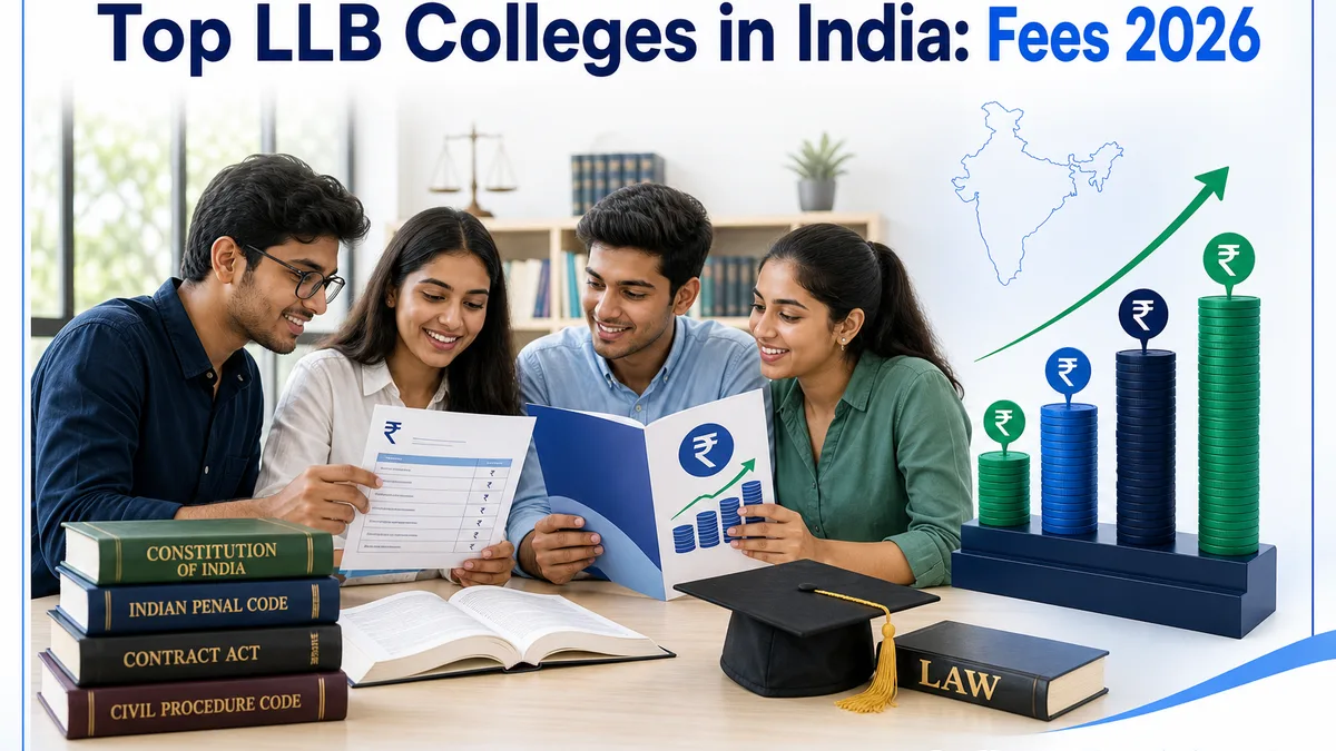 Top LLB Colleges in India with Fees 2026