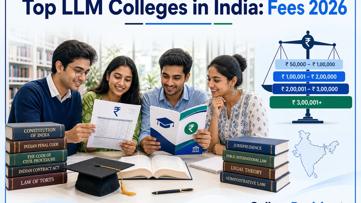 Top LLM Colleges in India with Fees 2026