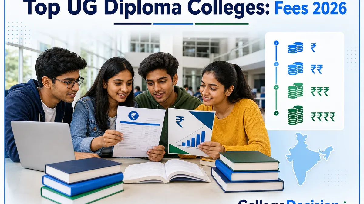 Top Diploma - UG Colleges in India with Fees 2026