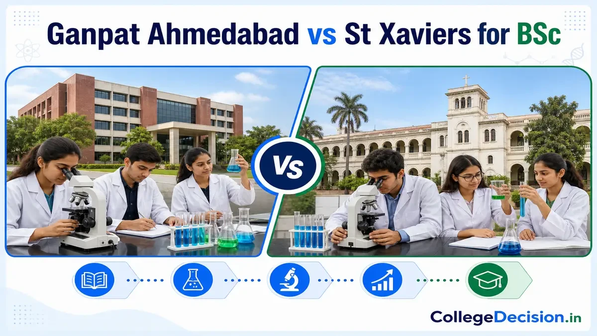 Ganpat University vs St Xaviers College for BSc: Which Fits You Better?
