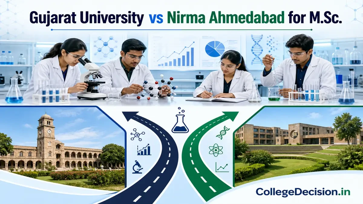 Gujarat University vs Nirma University for MSc: Which Fits You Better?