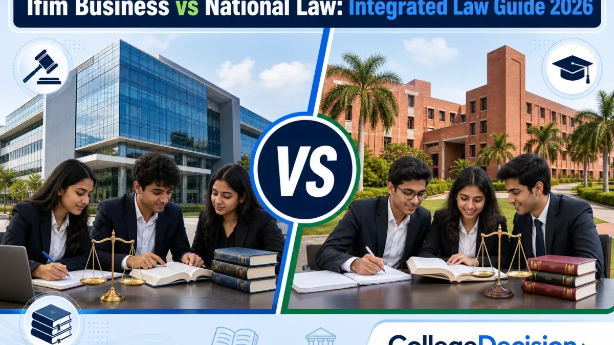 IFIM Business School or NLSIU Bangalore for Integrated Law? Fees, Branches & Placements