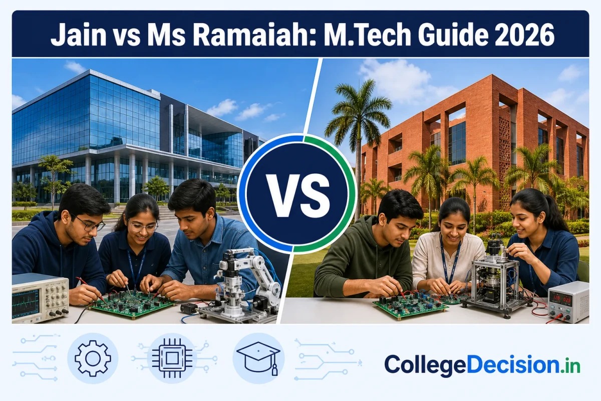 Jain Karnataka vs MSRIT Bangalore for M.Tech / M.E.: Which Fits You Better?