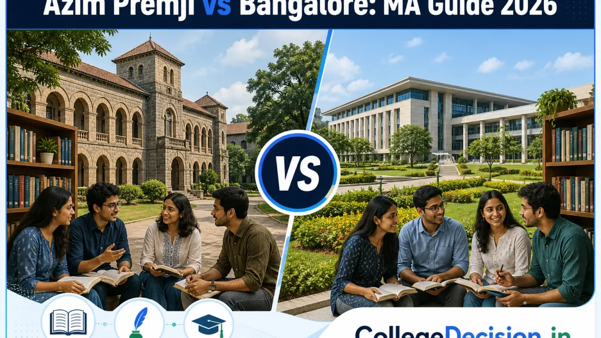 Azim Premji University or Bangalore City for MA? Fees, Branches & Placements