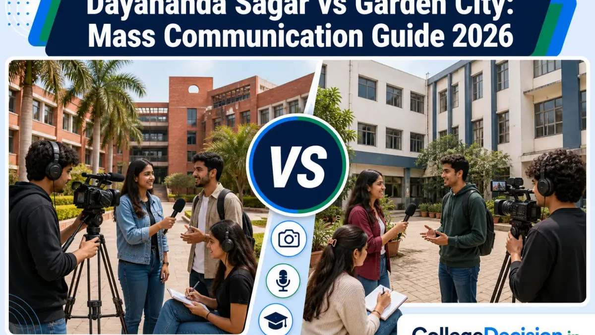 Dayananda Sagar University or GCU Bangalore for Mass-Communication? Fees, Branches & Placements
