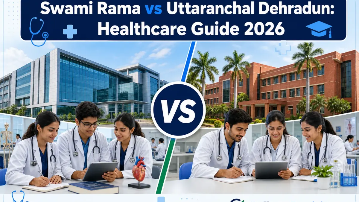 Swami Rama Himalayan University or Uttaranchal University for Healthcare - UG? Fees, Branches & Placements