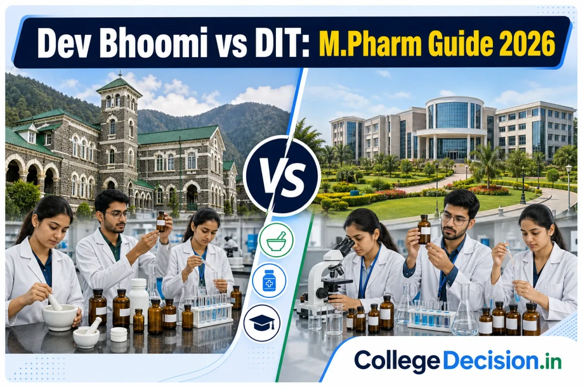 Dev Bhoomi vs DIT University for M.Pharm: Which Fits You Better?