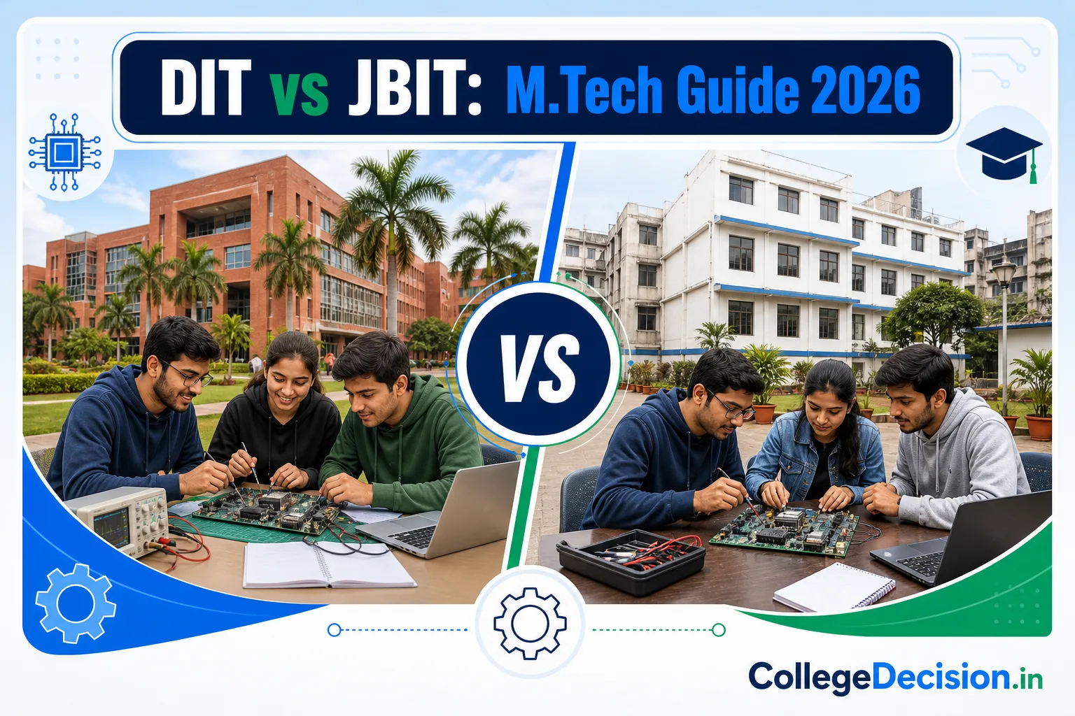 DIT University or JBIT Dehradun for M.Tech / M.E.? Fees, Branches & Placements
