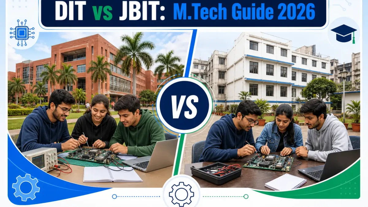 DIT University or JBIT Dehradun for M.Tech / M.E.? Fees, Branches & Placements