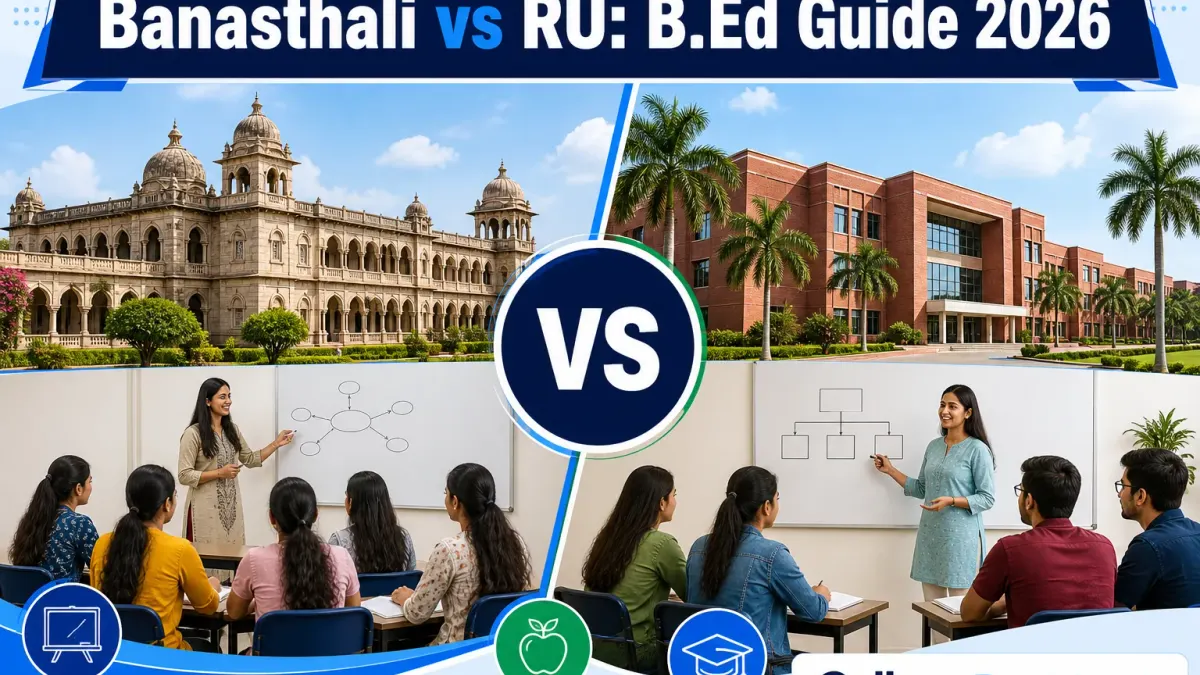 Banasthali Vidyapith or UNIRAJ Jaipur for BEd? Fees, Branches & Placements