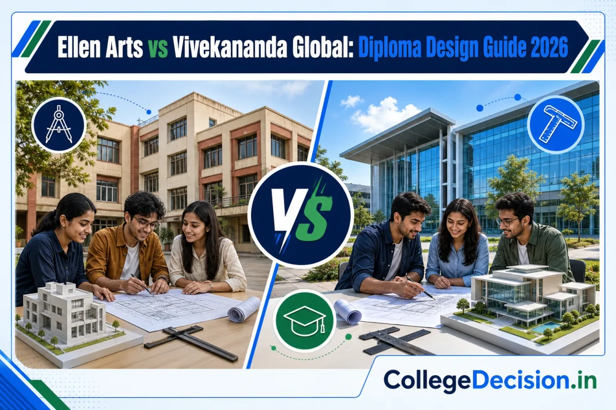 Ellen College of Design vs Vivekananda Global University for Design - Diploma: Which Fits You Better?