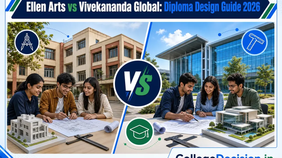 Ellen College of Design or Vivekananda Global University for Design - Diploma? Fees, Branches & Placements