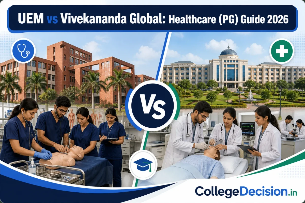 UEM Jaipur vs Vivekananda Global University for Healthcare - PG: Which Fits You Better?