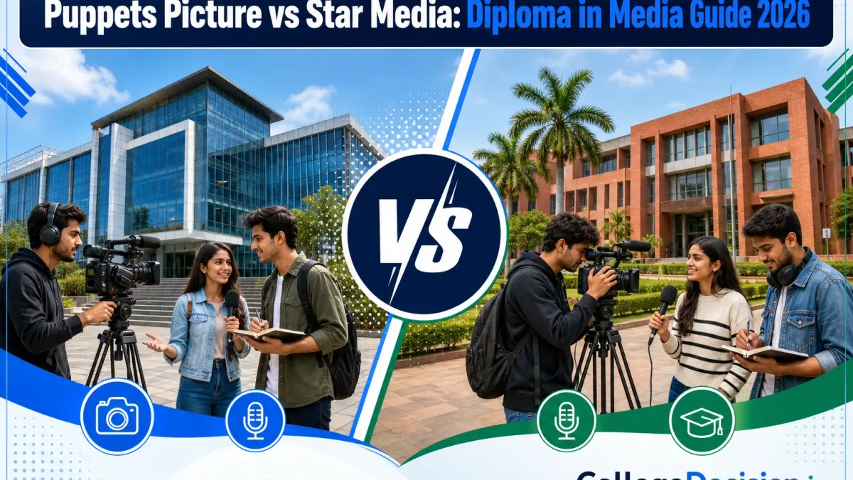Puppets Picture or Star Media Academy Noida for Media - Diploma? Fees, Branches & Placements