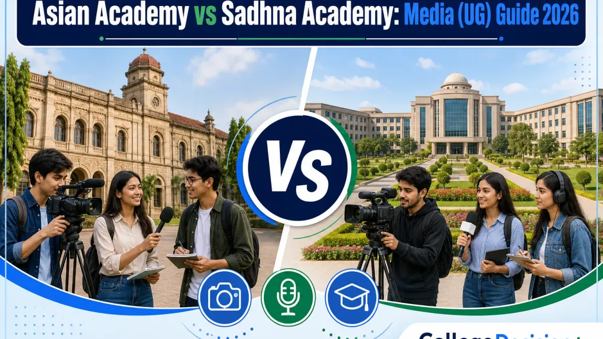 AAFT Noida or Sadhna Academy for Media Studies for Media - UG? Fees, Branches & Placements