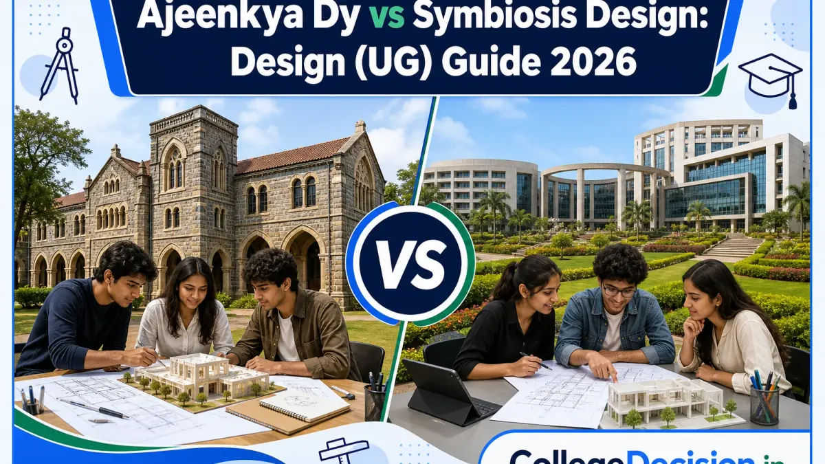 Ajeenkya DY Patil University or SID Pune for Bachelor Of Design? Fees, Branches & Placements