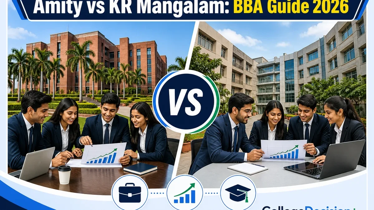 Amity Haryana vs KR Mangalam for BBA / BBM / BBS: Which Fits You Better?