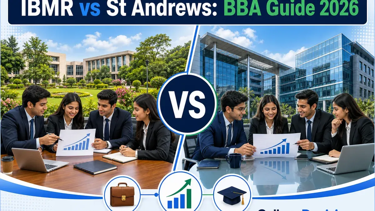 IBMR Gurgaon or St Andrews for BBA / BBM / BBS? Fees, Branches & Placements