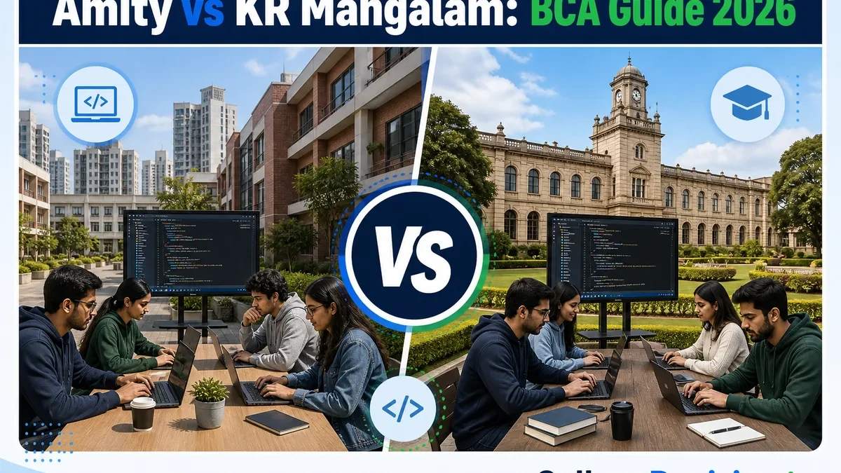 Amity Haryana vs KR Mangalam for BCA: Which Fits You Better?