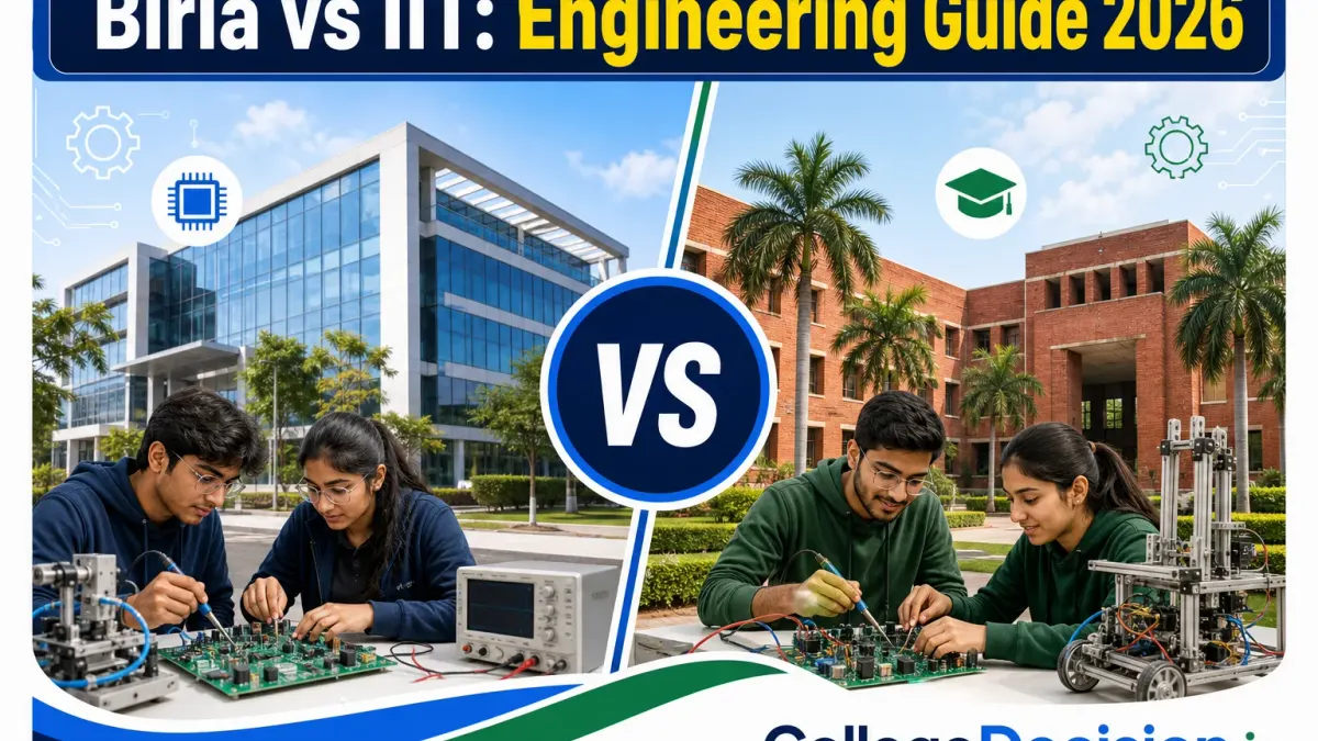 Birla Patna or IIT Patna for B.Tech? Fees, Branches & Placements