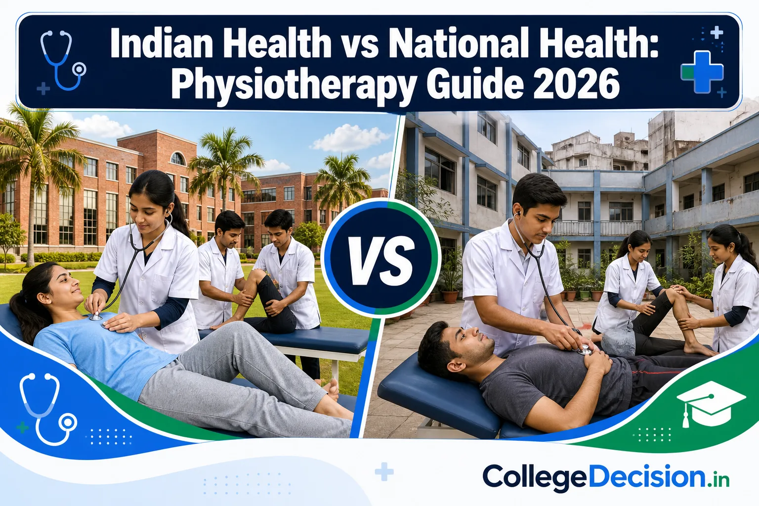 Indian Health or NIHER Patna for Bachelor of Physiotherapy (BPT)? Fees, Branches & Placements