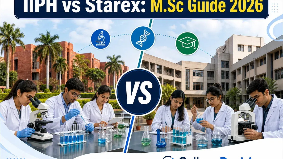 Indian Public or Starex University for MSc? Fees, Branches & Placements
