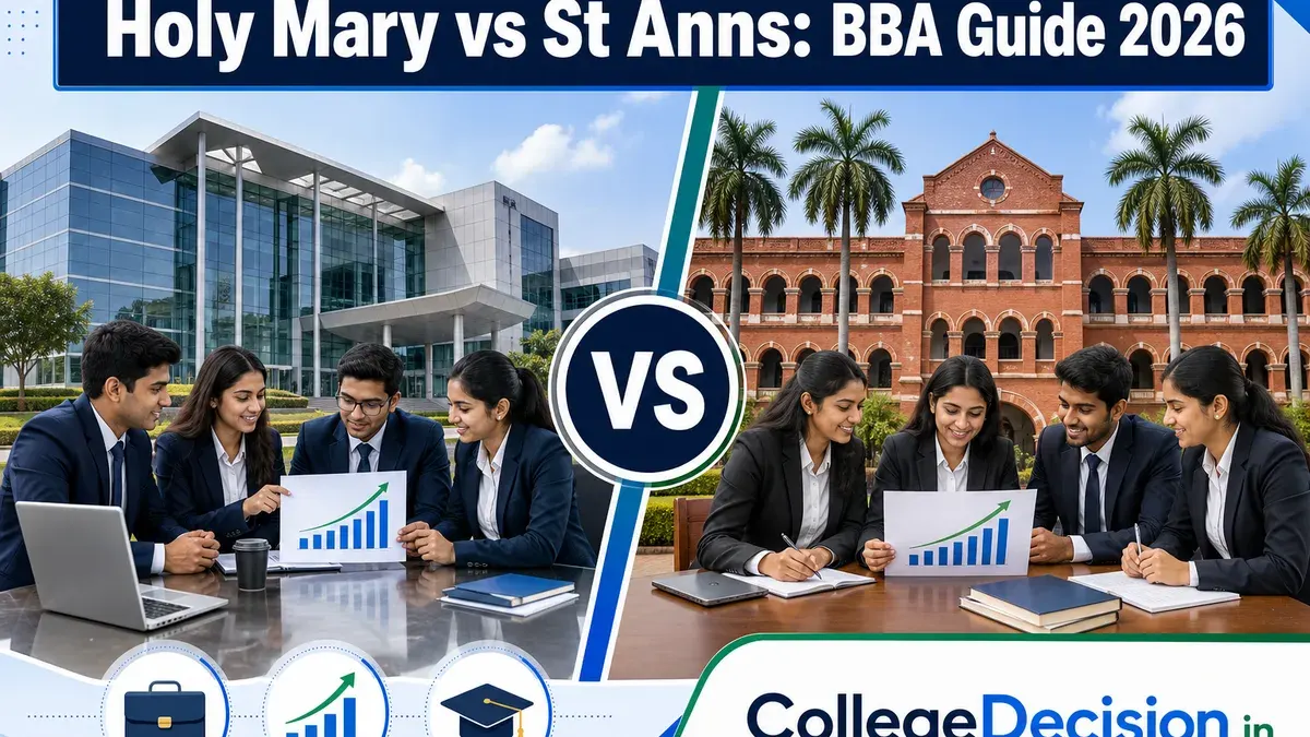 Holy Mary Business School or St Anns for BBA / BBM / BBS? Fees, Branches & Placements