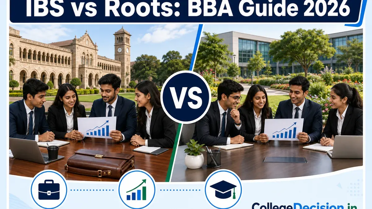 Icfai Business or Roots An for BBA / BBM / BBS? Fees, Branches & Placements