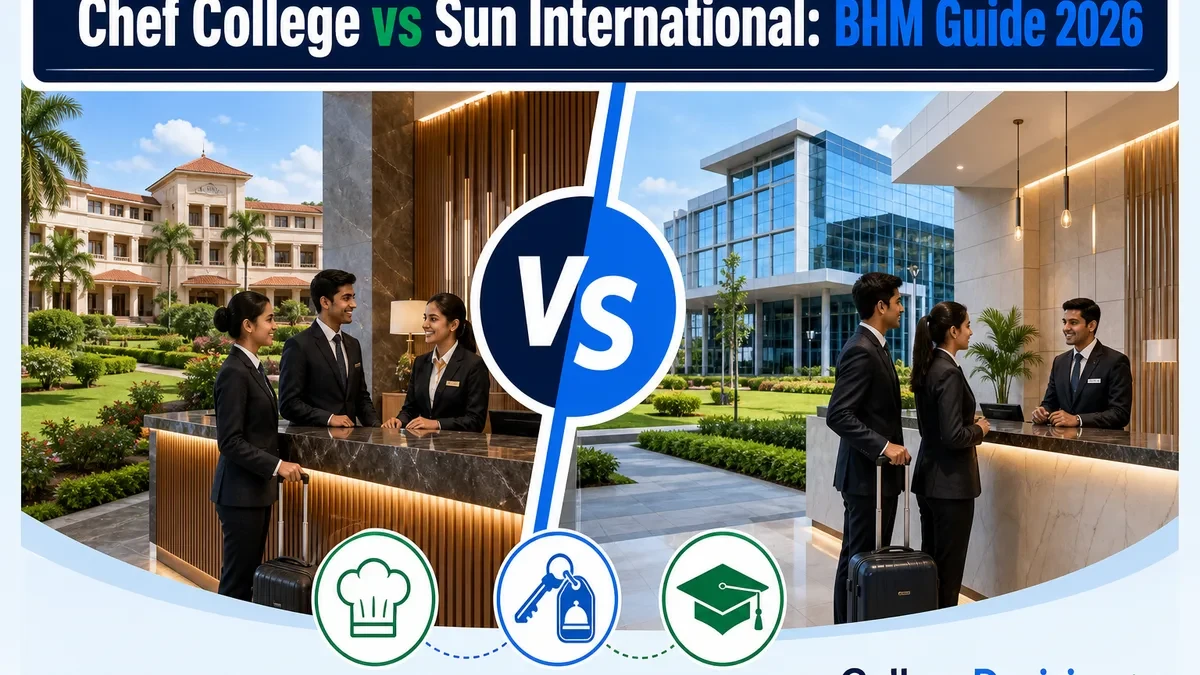 CHEF College of Hotel Management vs Sun International for BHM: Which Fits You Better?