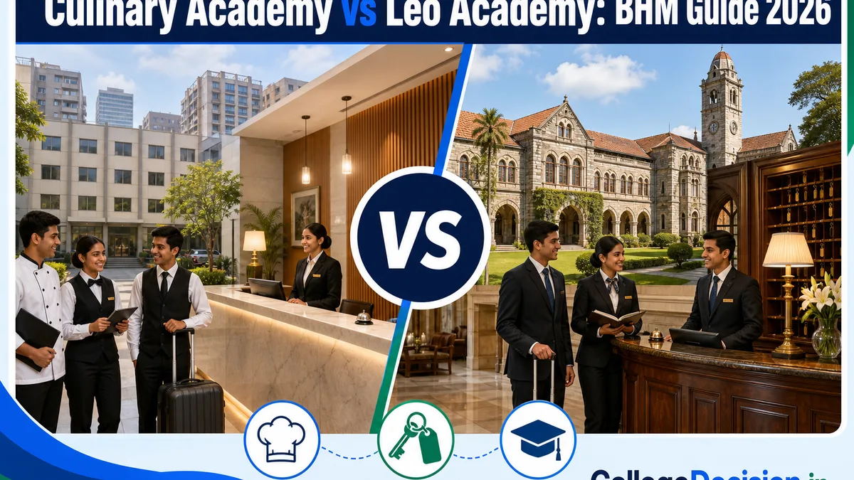 Culinary Academy of India or Leo Academy for BHM? Fees, Branches & Placements