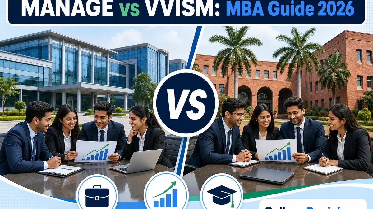 MANAGE Hyderabad vs VVISM Hyderabad for MBA / PGDM: Which Fits You Better?