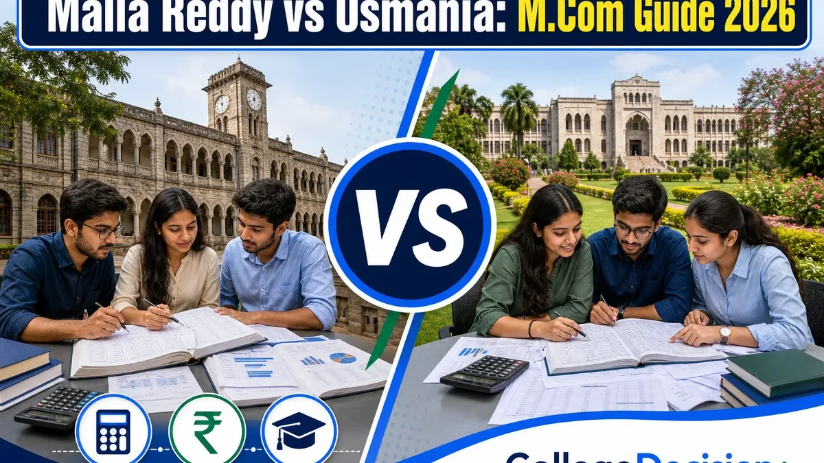 Malla Reddy University vs Osmania University for MCom: Which Fits You Better?