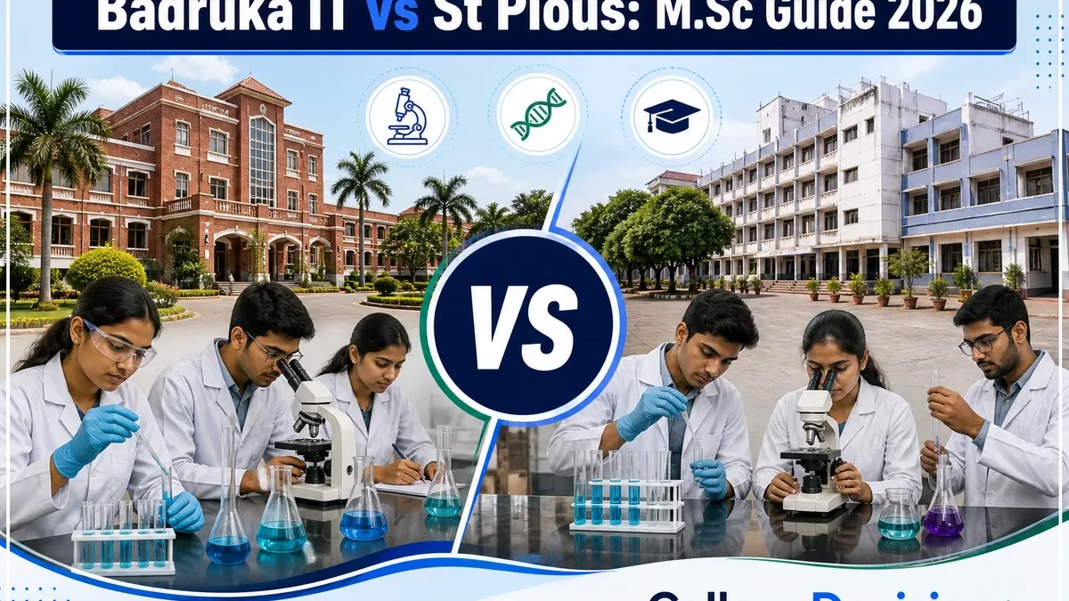 Bankatlal Badruka vs St Pious X College for MSc: Which Fits You Better?