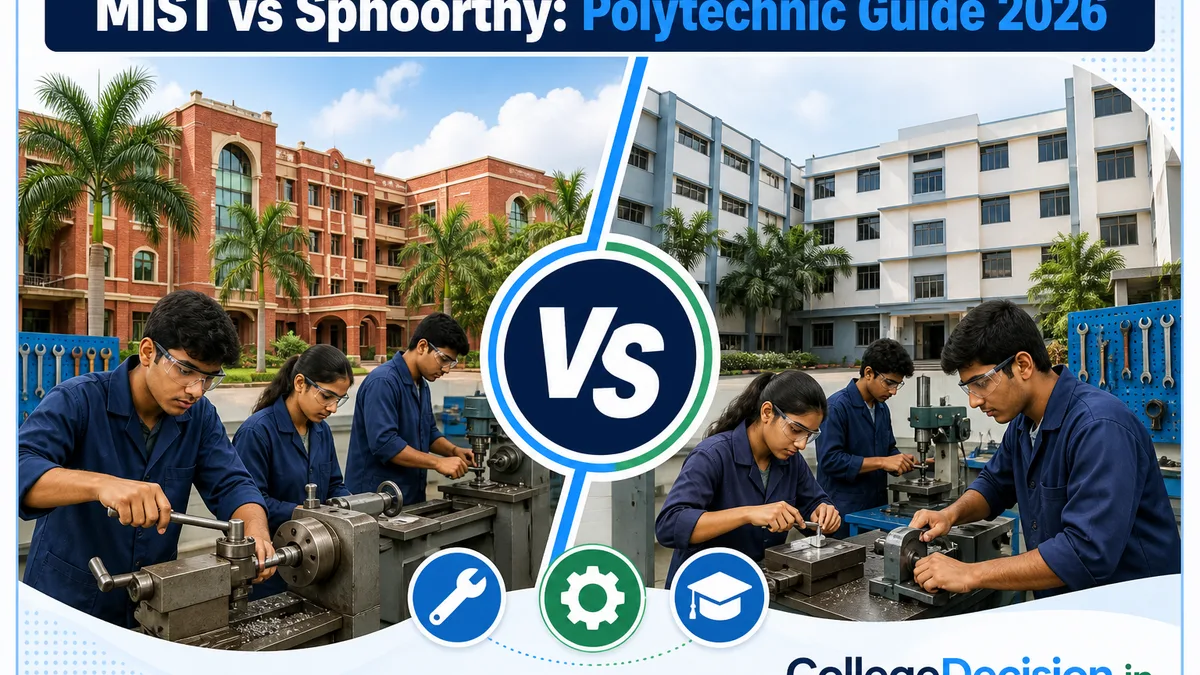 MIST Hyderabad or Sphoorthy Engineering College for Polytechnic Course? Fees, Branches & Placements
