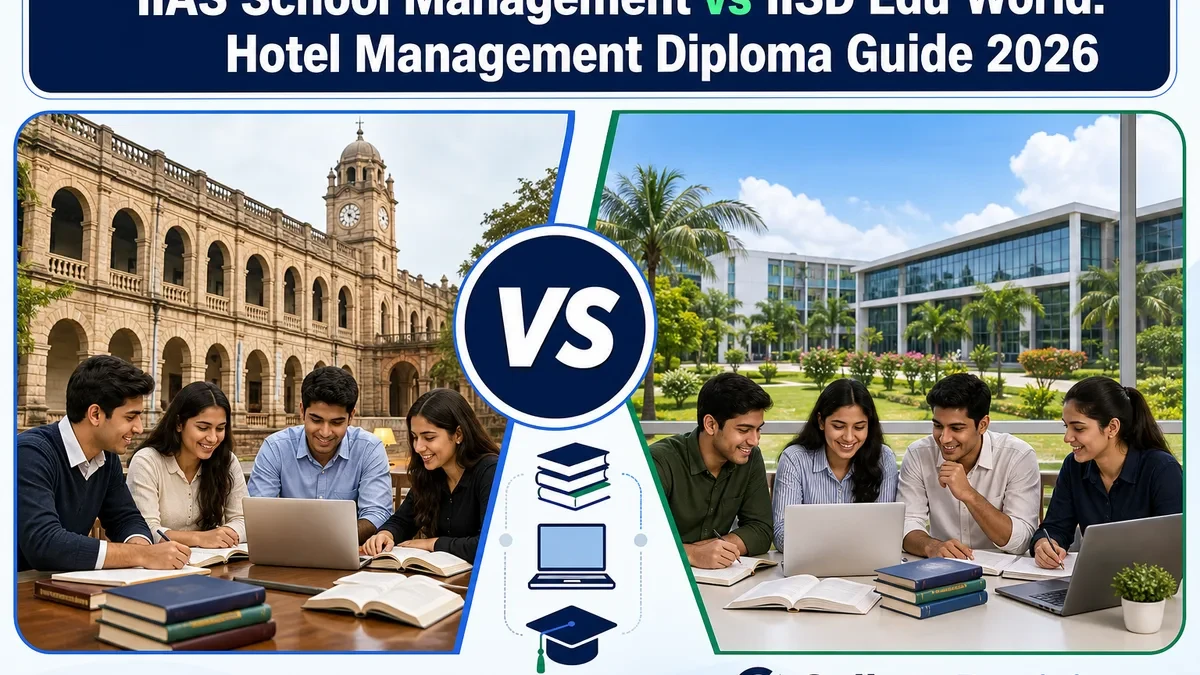 IIAS School of Management vs IISD Edu World for Hotel Management - Diploma: Which Fits You Better?
