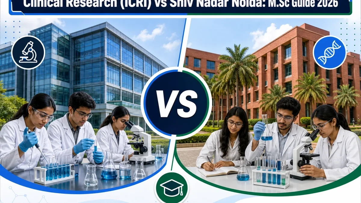 ICRI Noida vs Shiv Nadar University for MSc: Which Fits You Better?