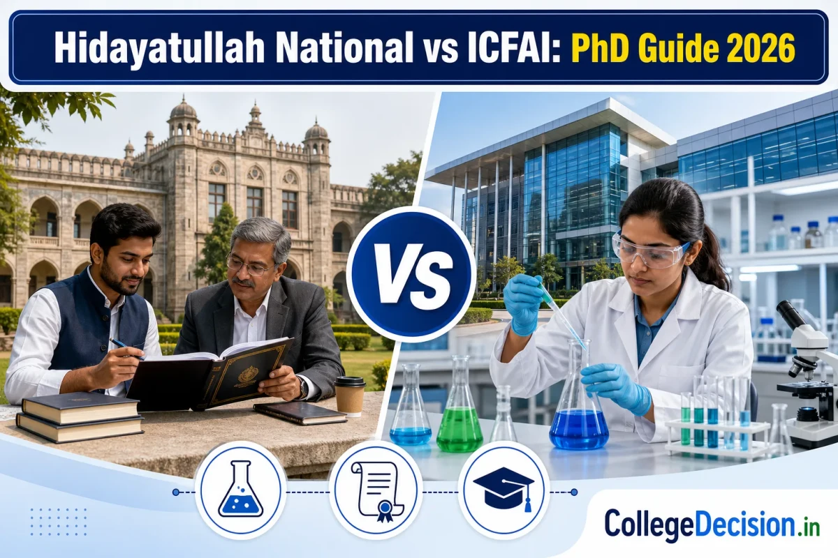 Hidayatullah National vs The ICFAI University for PhD: Which Fits You Better?